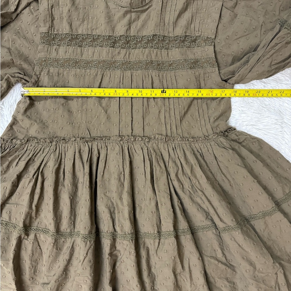 Anthropology Pilcro Khaki Long Sleeve Dress - Picture 9 of 14